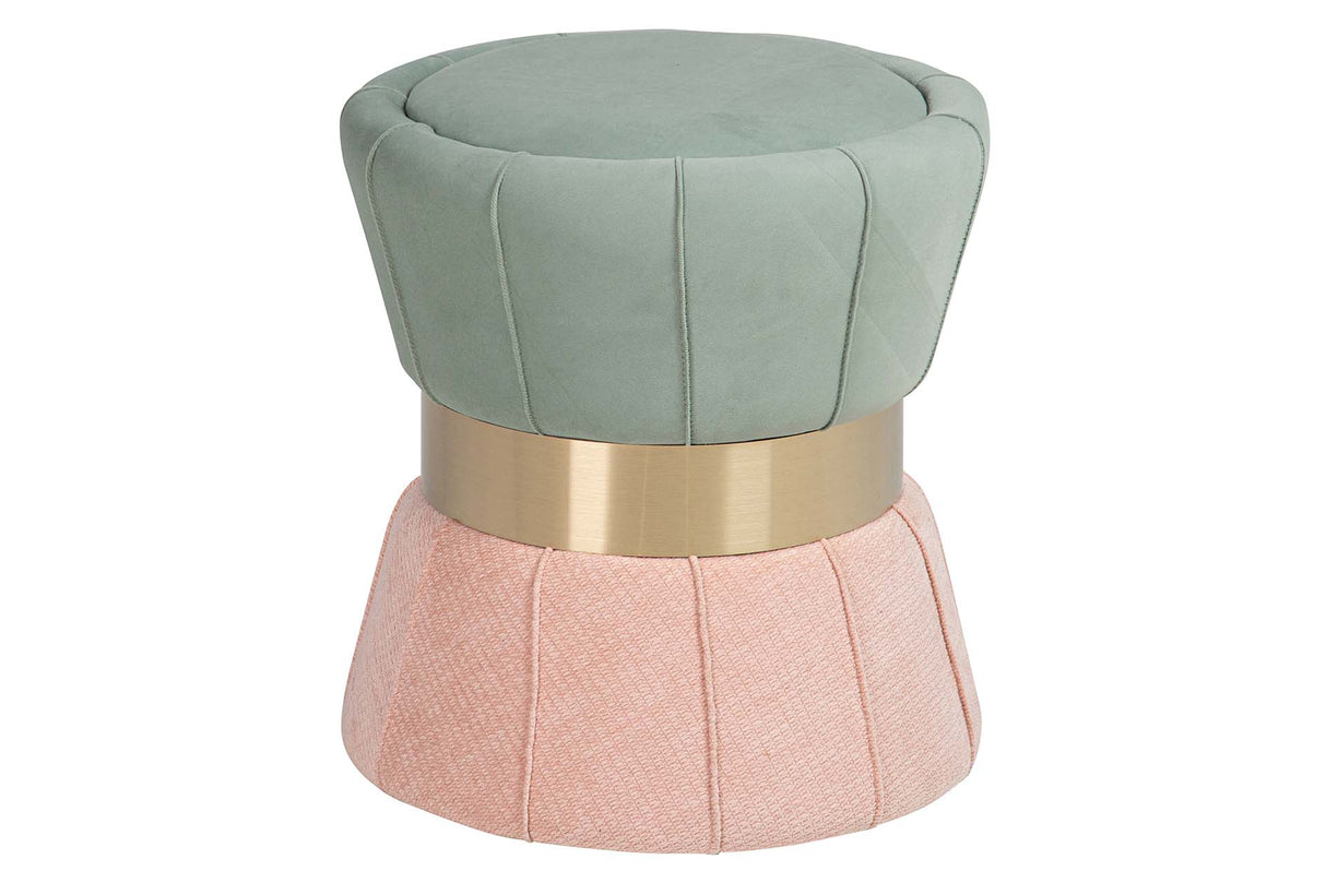 Puffe Velvet Blue Rose 40x40x44 cm