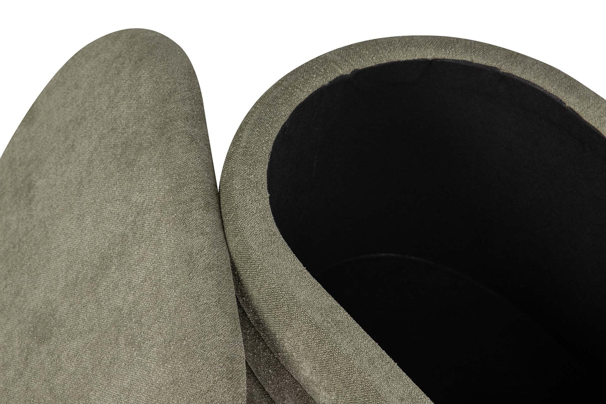 SET 2 PUFFS LINO MADERA 83x48x42 69x38x35 CM