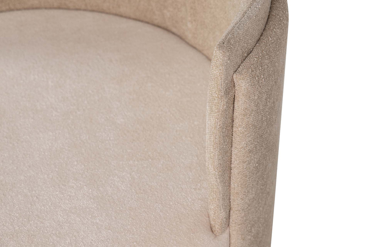 SET BUTACA Y PUFF VELVET 61x61x70 40x40x40 CM