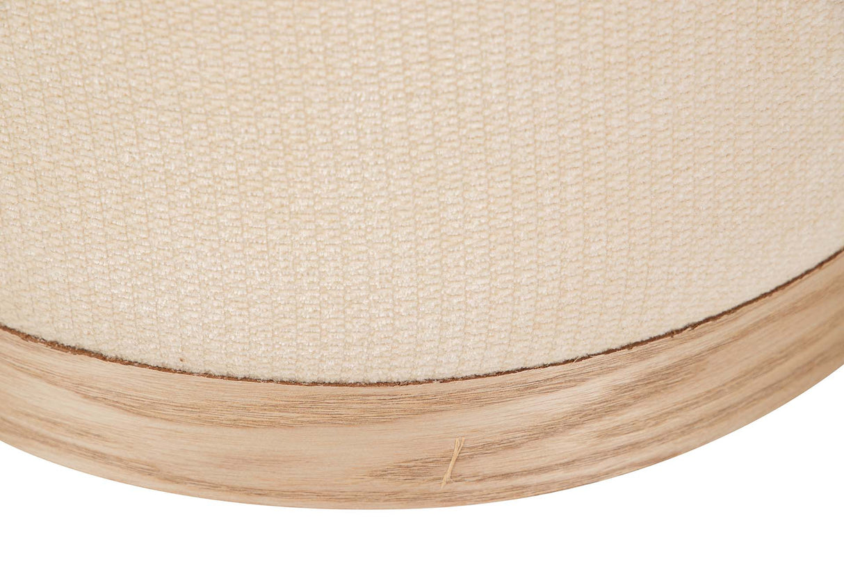 SET BUTACA Y PUFF VELVET 61x61x70 40x40x40 CM