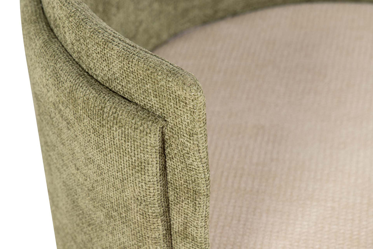 SET BUTACA Y PUFF VELVET 61x61x70 40x40x40 CM