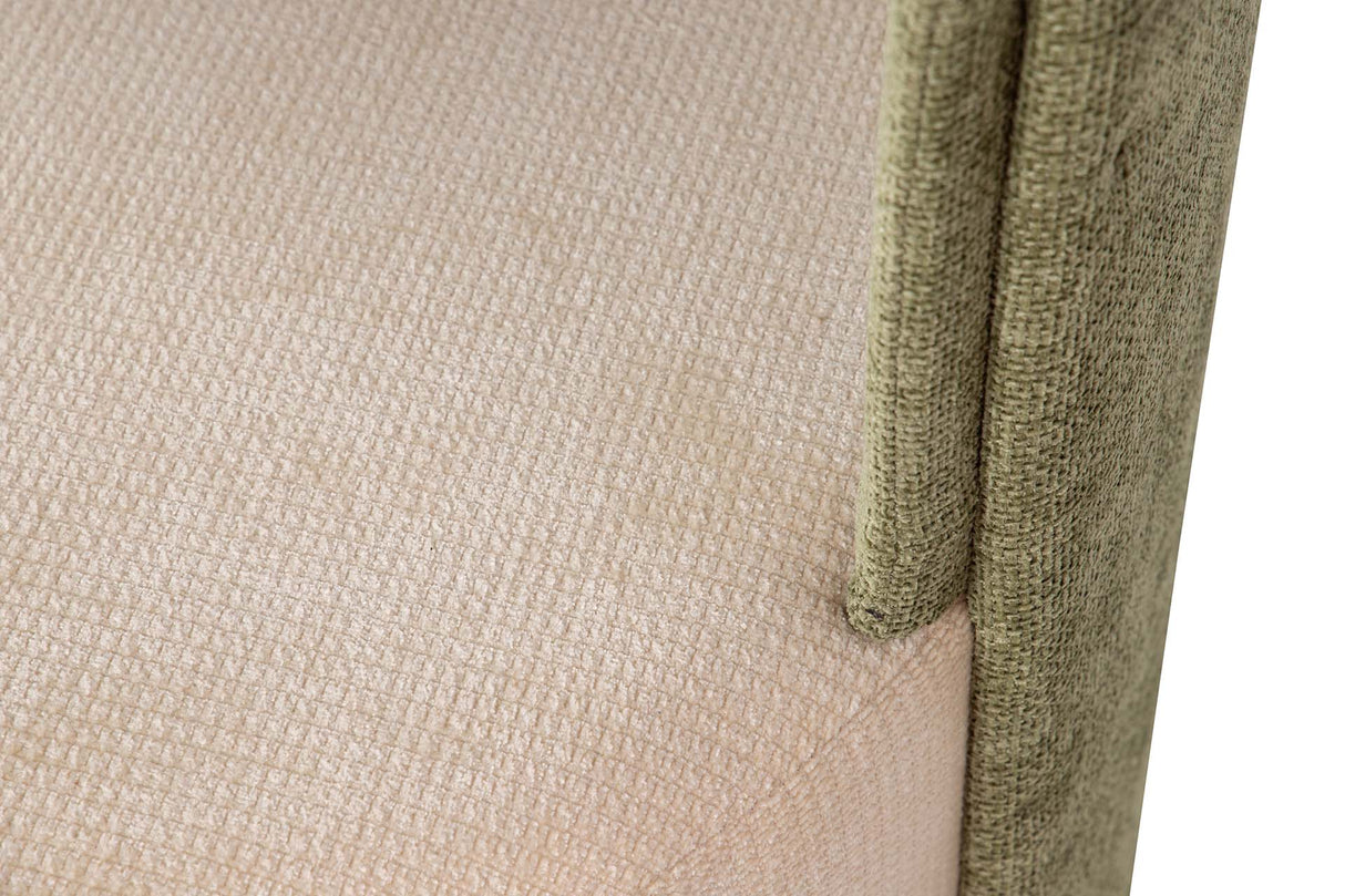 SET BUTACA Y PUFF VELVET 61x61x70 40x40x40 CM