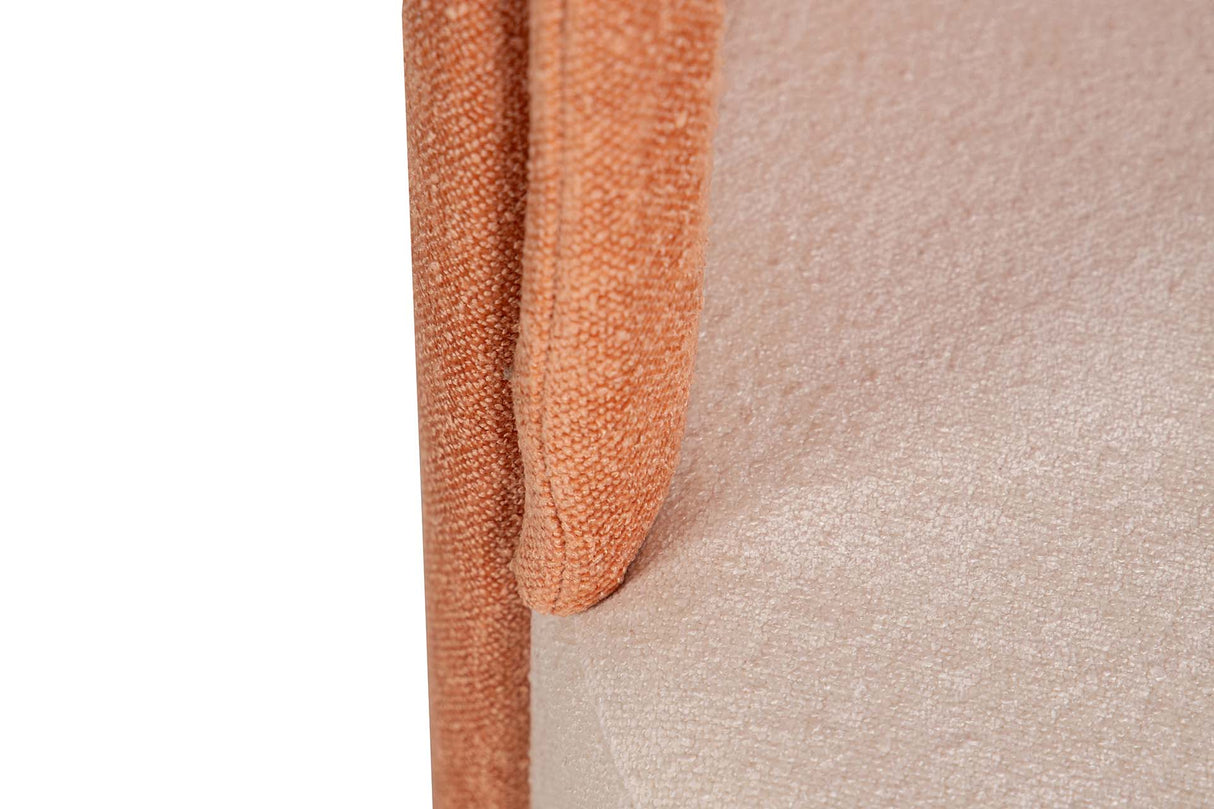 SET BUTACA Y PUFF VELVET 61x61x70 40x40x40 CM