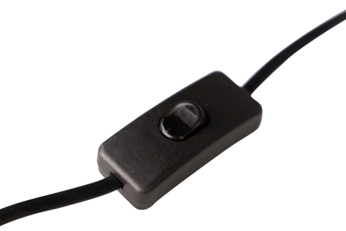 13x13x45 cm de lâmpada de mesa de metal