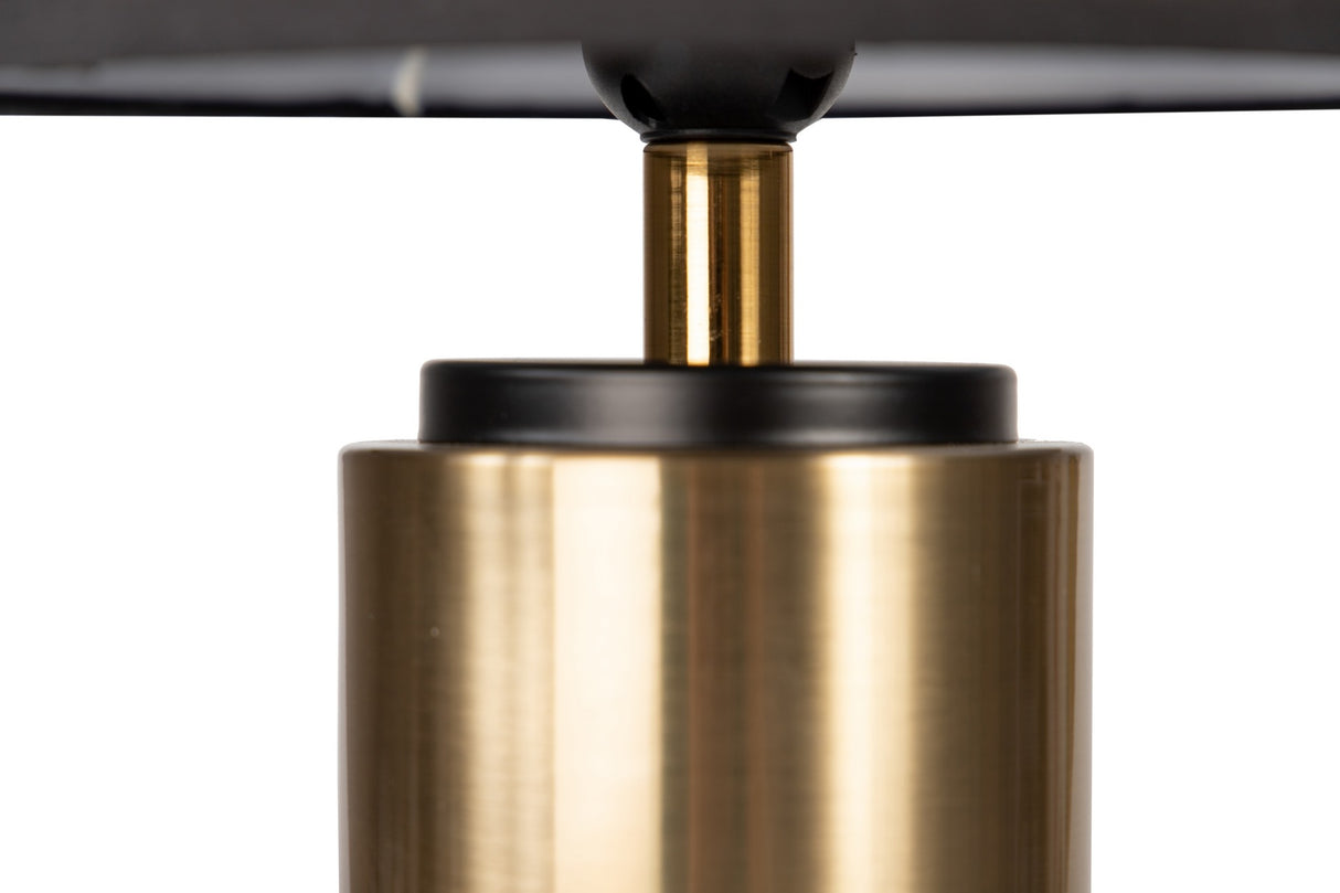 25x25x42 cm de lâmpada de mesa de metal