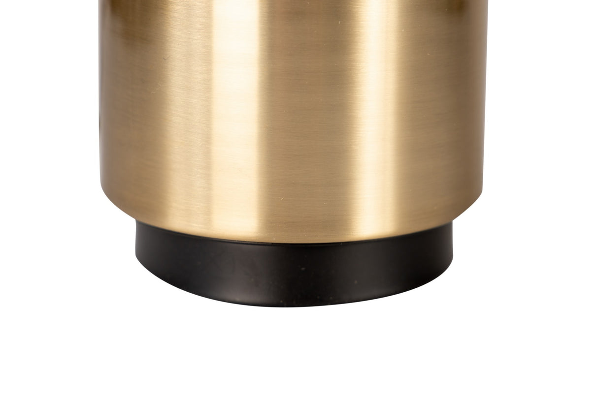 25x25x42 cm de lâmpada de mesa de metal