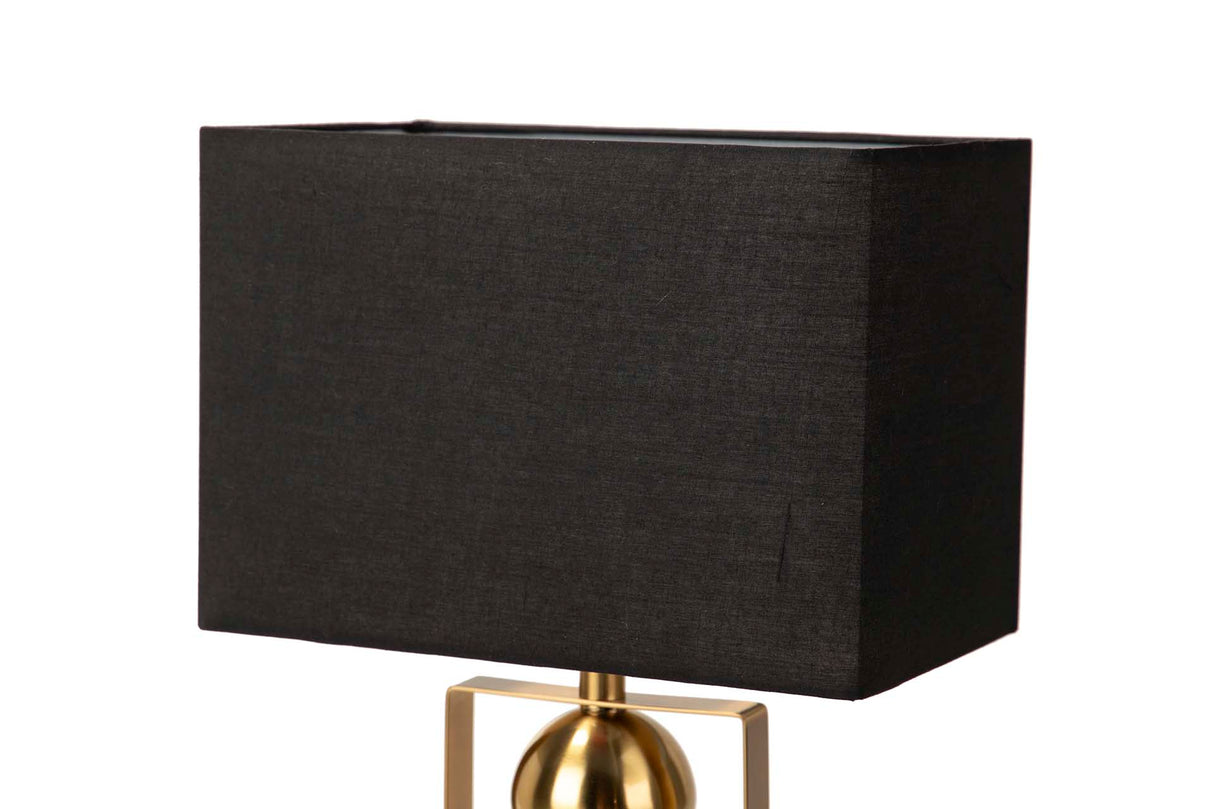 Lâmpada de reunião de metal de ouro 30x30x54 cm