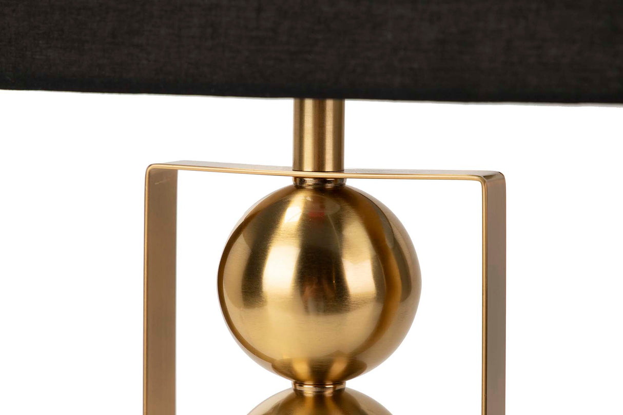 Lâmpada de reunião de metal de ouro 30x30x54 cm