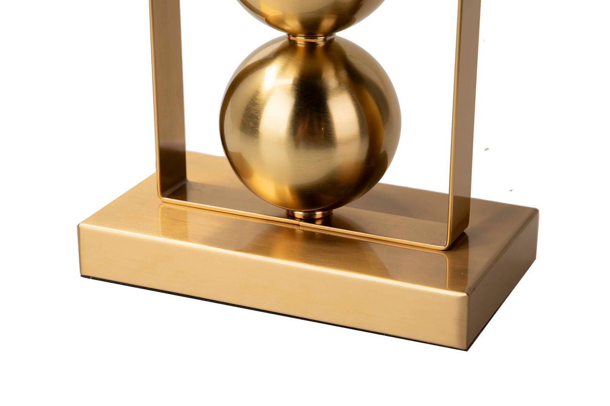 Lâmpada de reunião de metal de ouro 30x30x54 cm