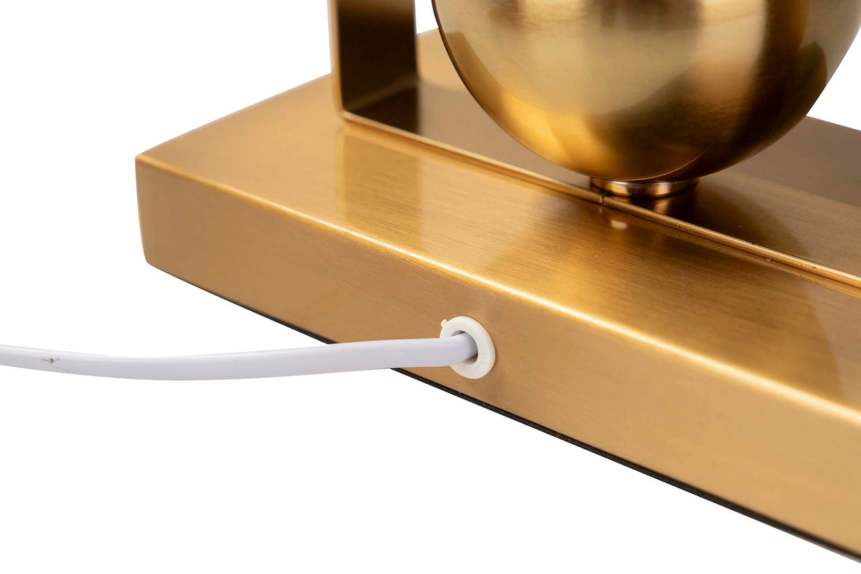 Lâmpada de reunião de metal de ouro 30x30x54 cm