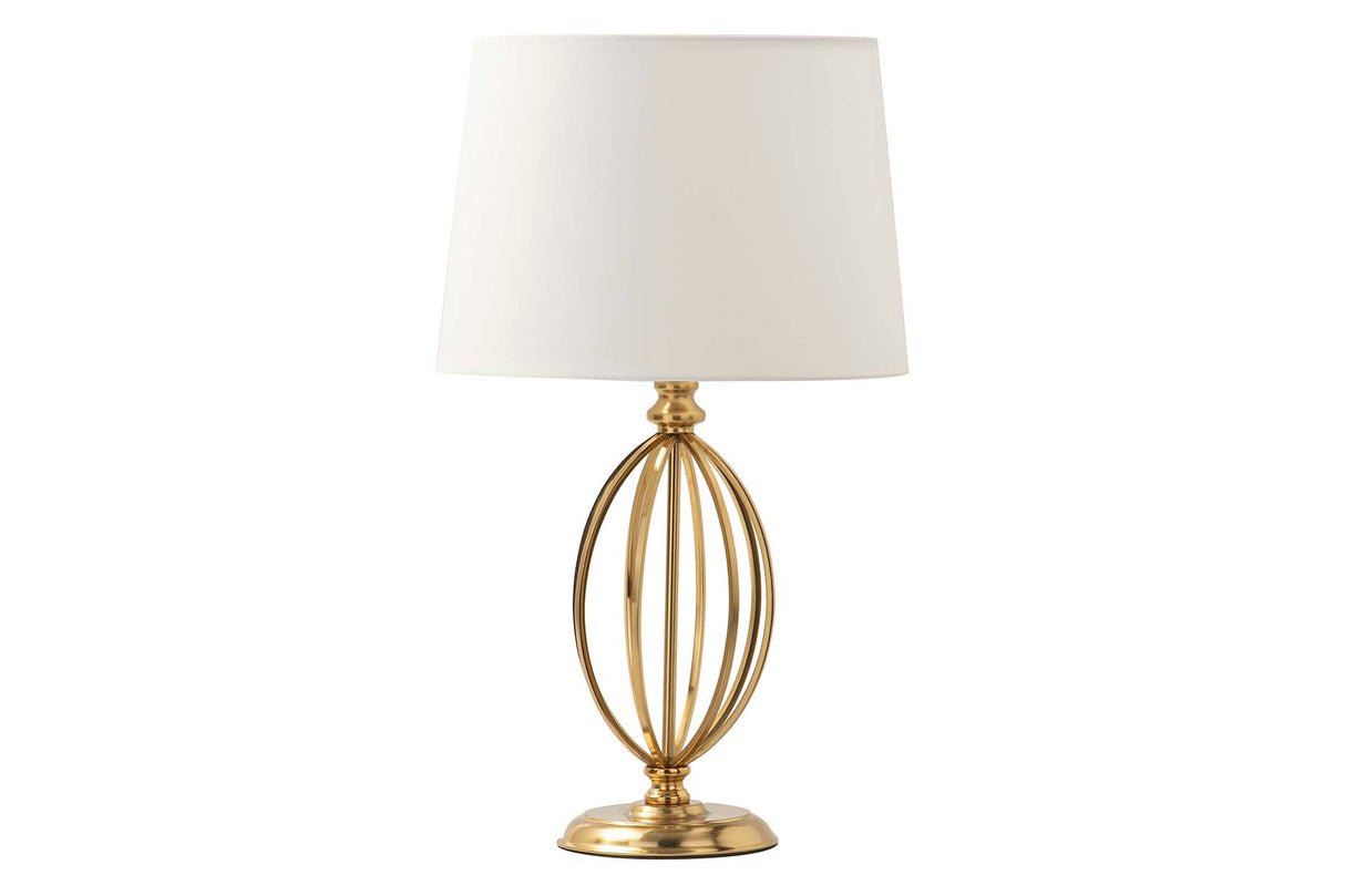 Goldmetall -Treffen Lampe 33x33x56 cm