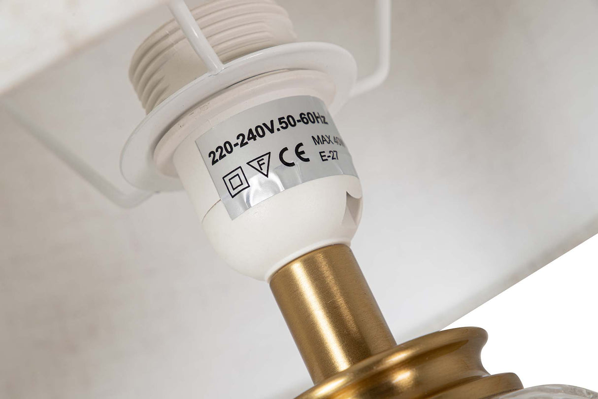 Ensemble en métal cristallin 25x25x40 cm