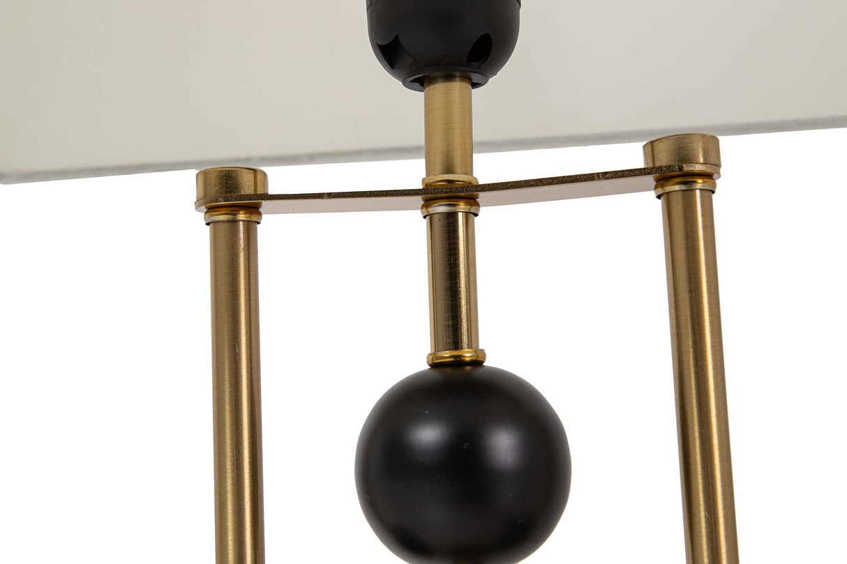 Metalltischlampe 28x22x55 cm