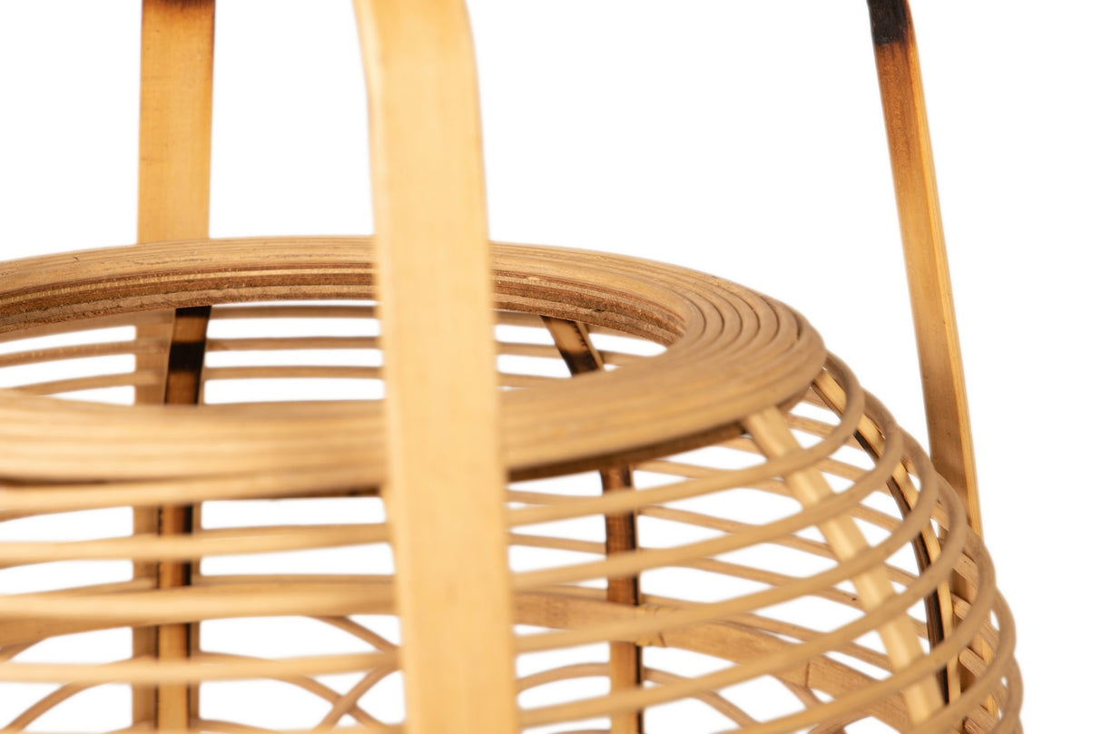 Natural Bambu Sansar Lampe 37x37x52 cm