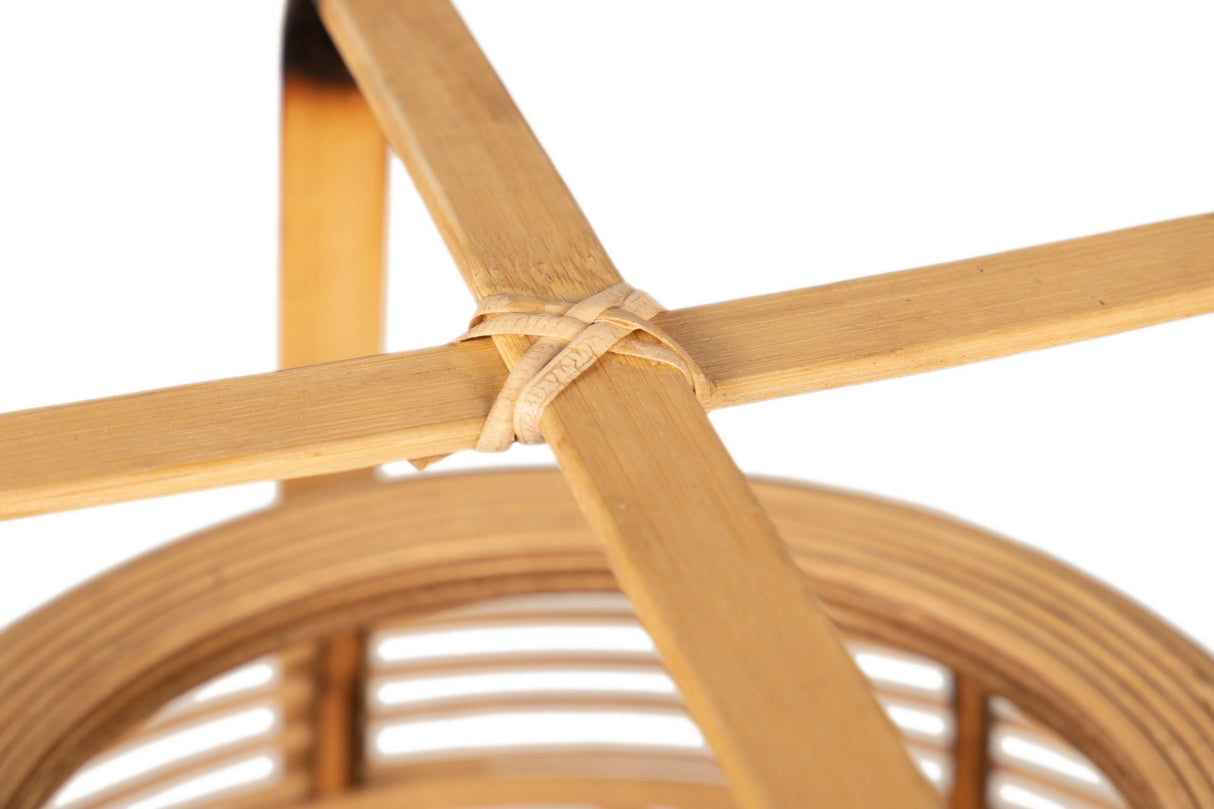 Natural Bambu Sansar Lampe 37x37x52 cm