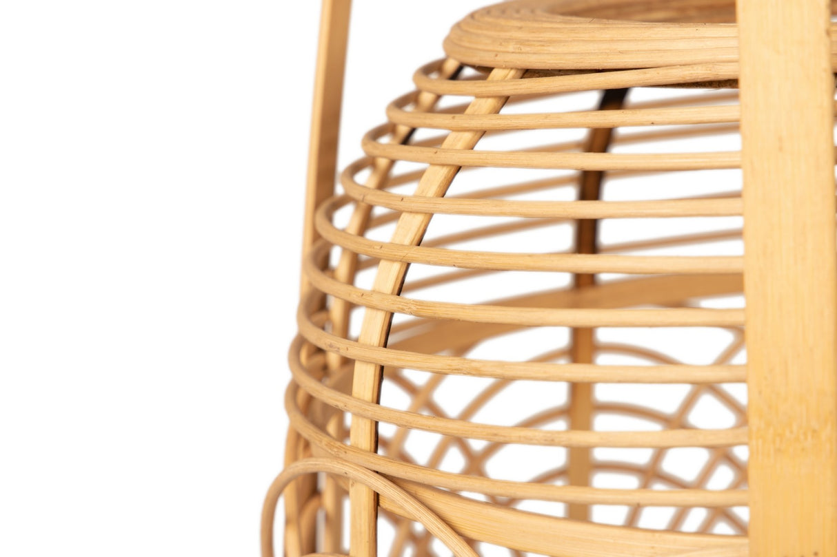 Natural Bambu Sansar Lampe 37x37x52 cm