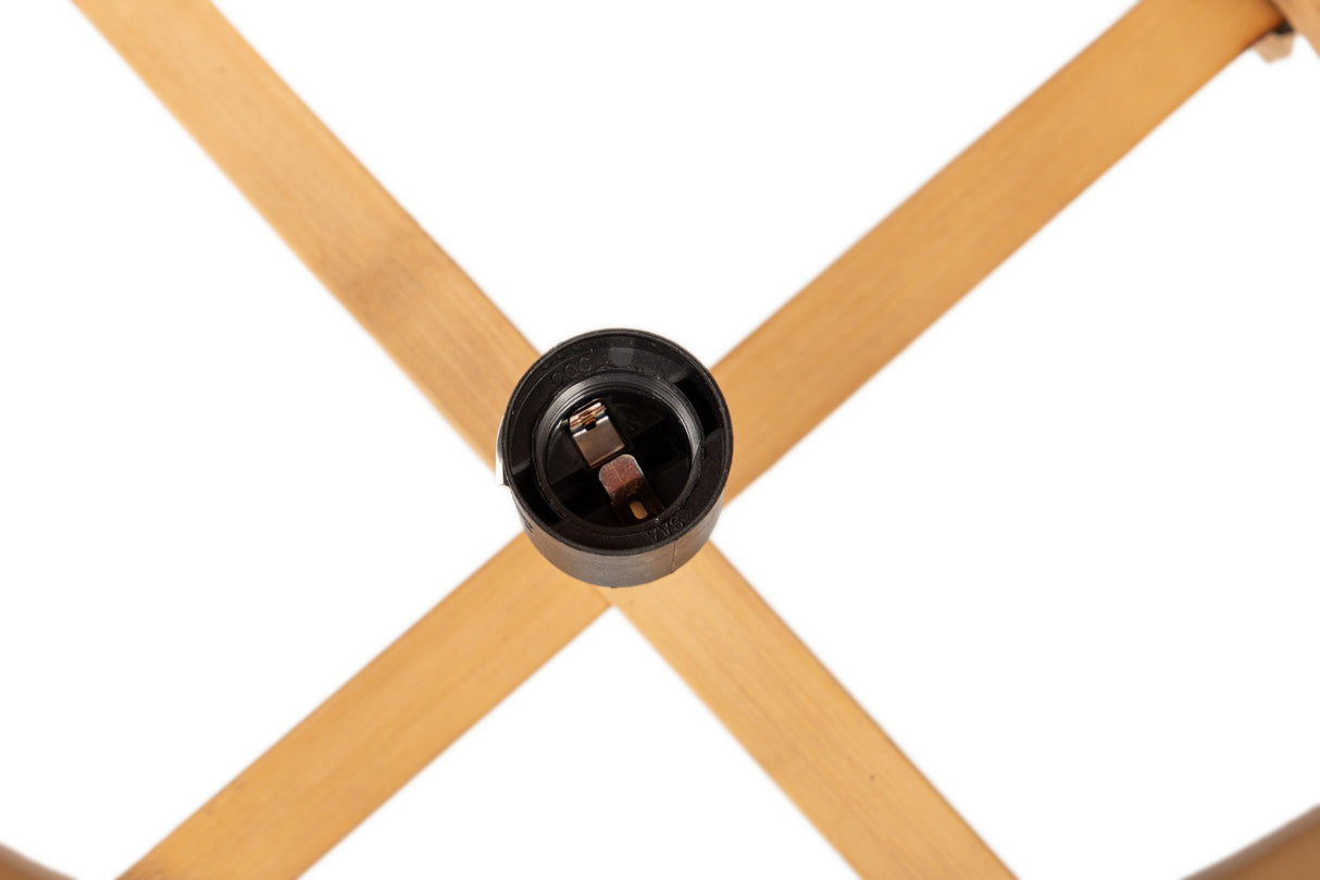 Natural Bambu Sansar Lampe 37x37x52 cm