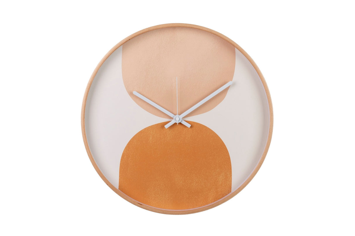 RELOJ PARED METAL BLANCO 40x4,5X40 CM