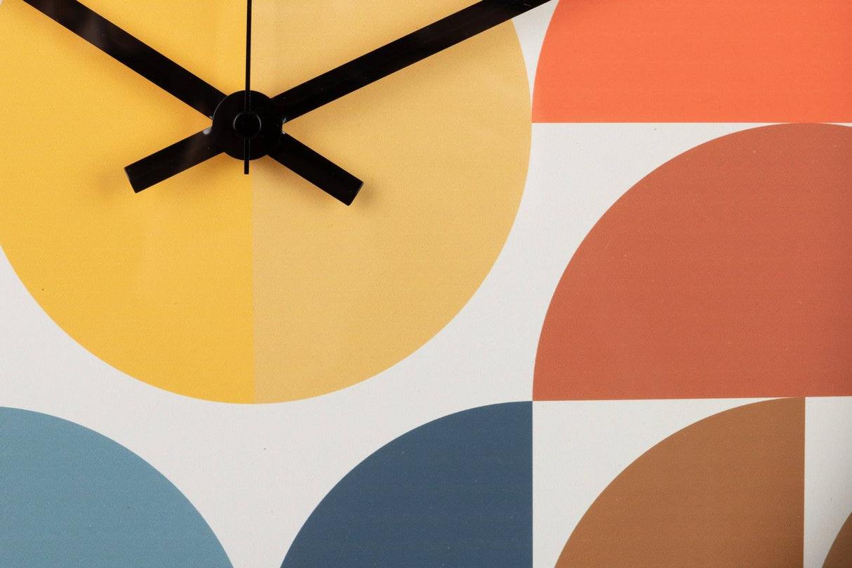 RELOJ PARED METAL MULTICOLOR 40x4,5X40 CM