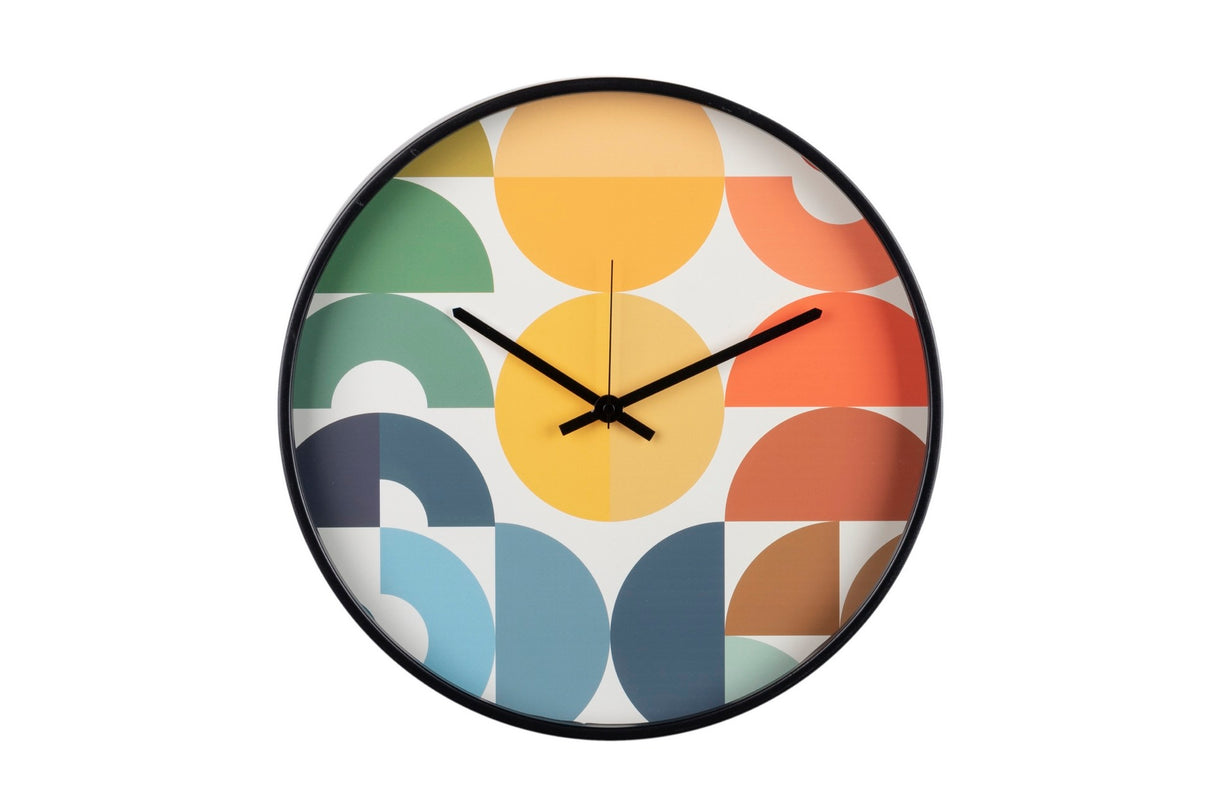 RELOJ PARED METAL MULTICOLOR 40x4,5X40 CM