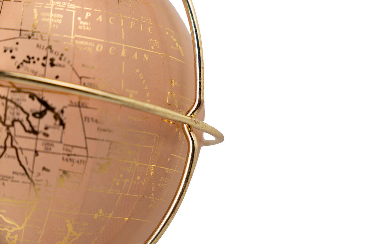 Decoração do World Ball 15x15x20 cm