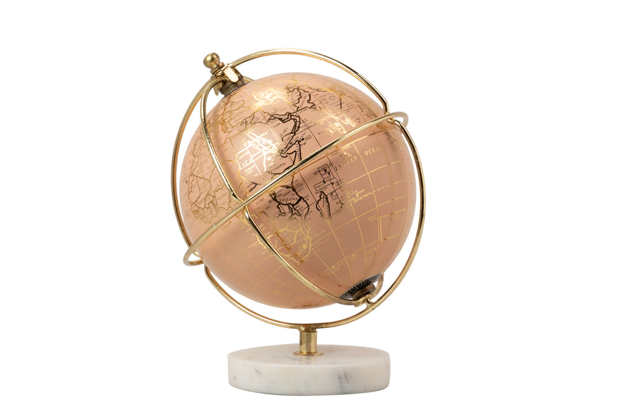 Decoração do World Ball 15x15x20 cm