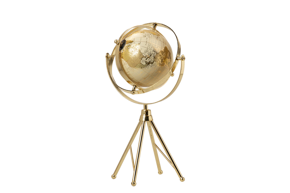 Decoração mundial de bola 13x13x33 cm