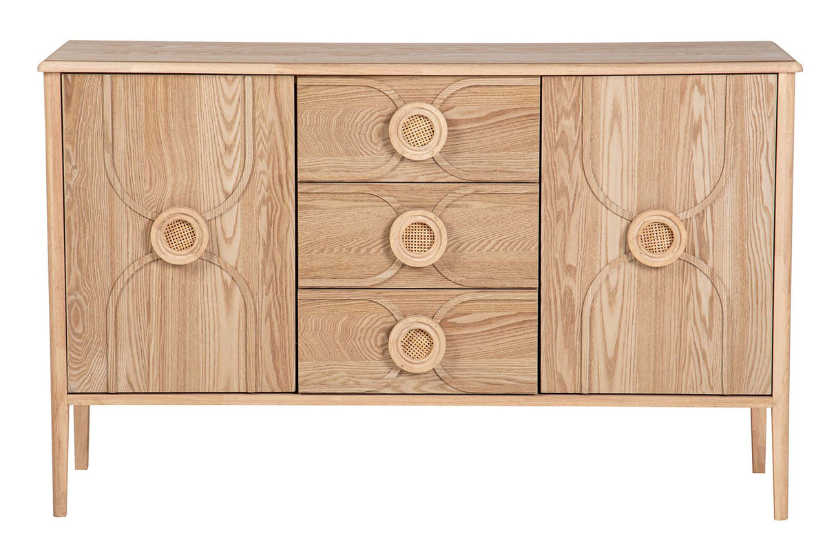 MDF Brown 130x38x80 cm buffre