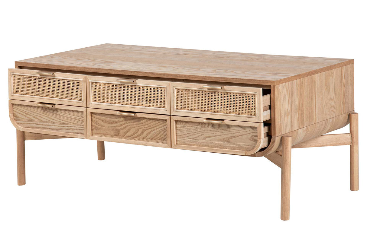 MESA CENTRO MDF MARRON 110x56x45 CM