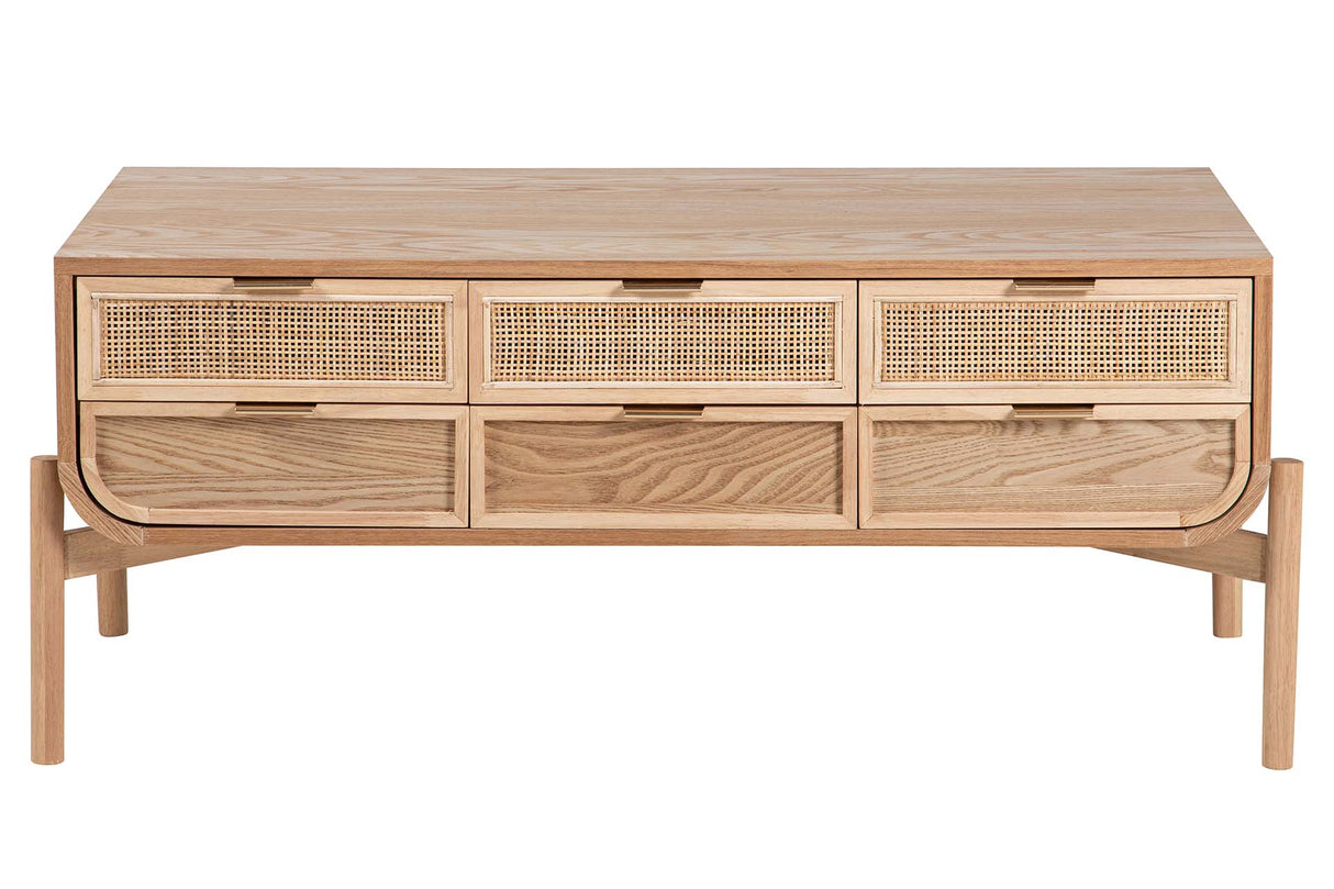 MESA CENTRO MDF MARRON 110x56x45 CM