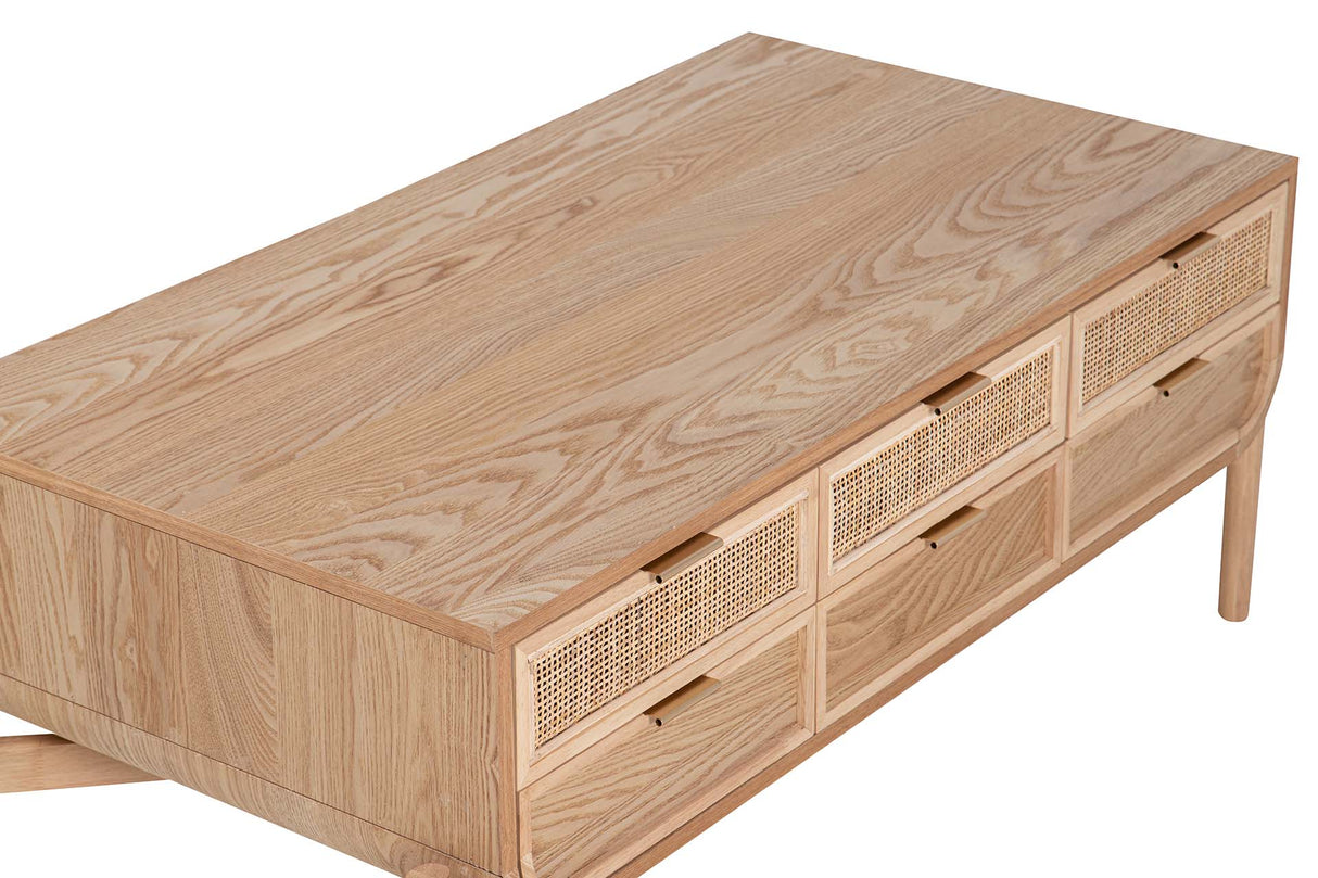 MESA CENTRO MDF MARRON 110x56x45 CM