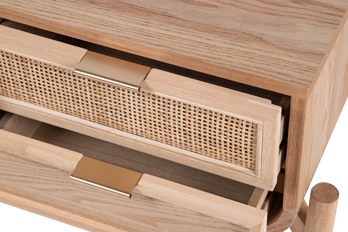 MESA CENTRO MDF MARRON 110x56x45 CM