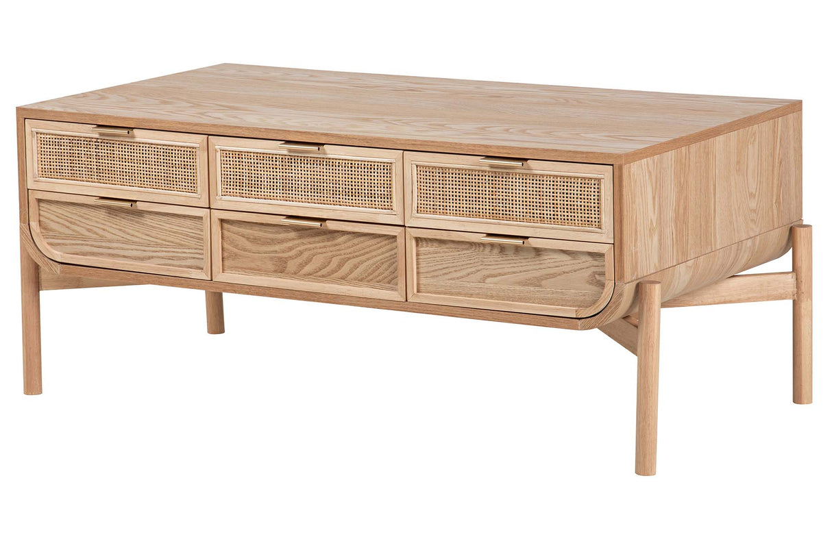 MESA CENTRO MDF MARRON 110x56x45 CM