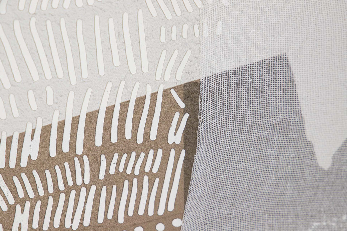 SET 2 CUADROS 50% PINTADO A MANO 60x3x80 CM