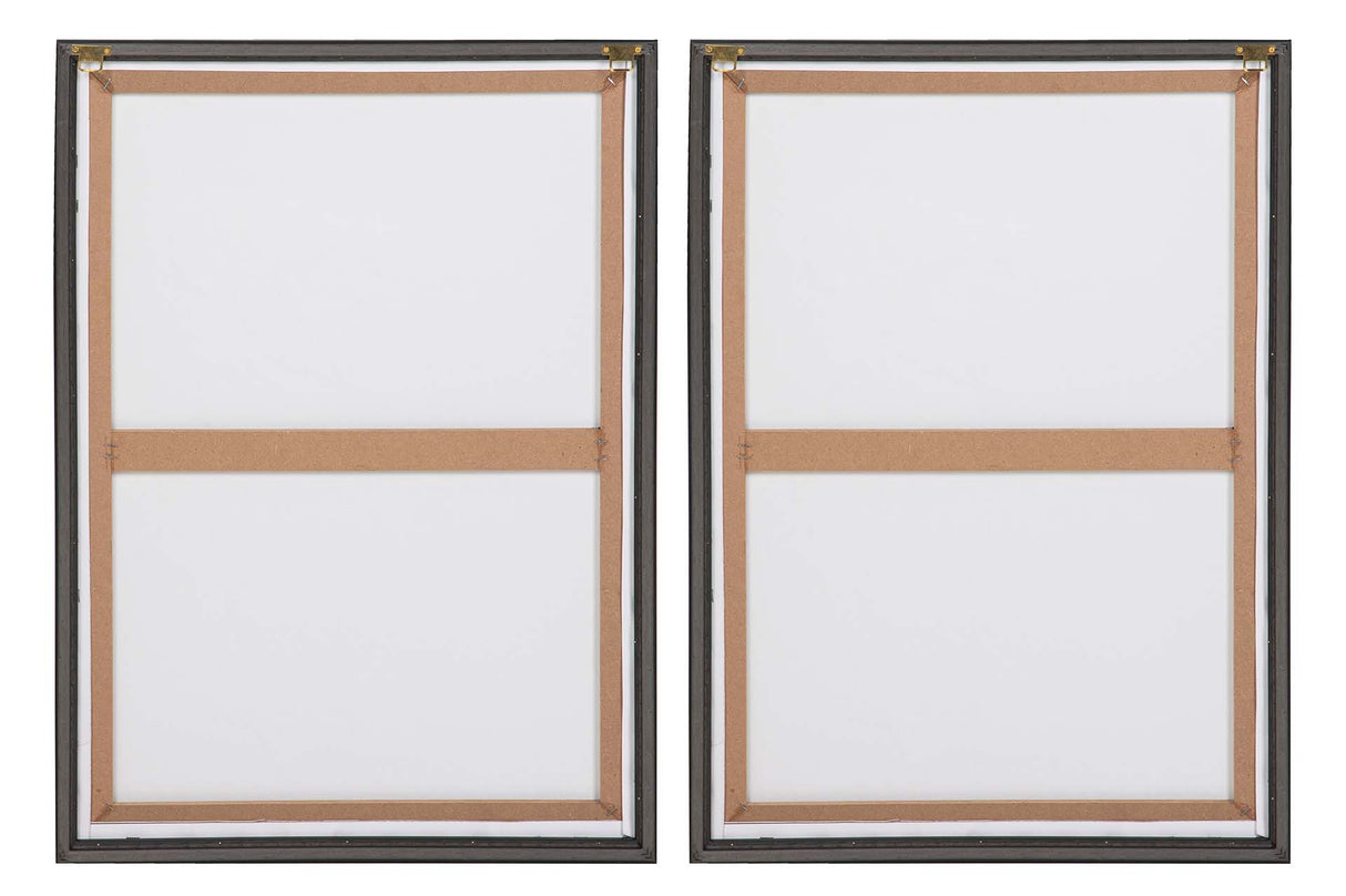 SET 2 CUADROS 50% PINTADO A MANO 50x3x70 CM