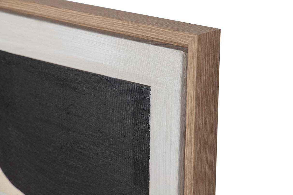 CUADRO ABSTRACTO 50% PINTADO A MANO 80x4x120 CM