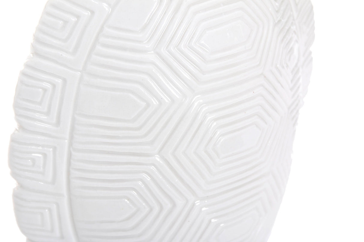 Tartaruga de porcelana preta 17x11x21 cm