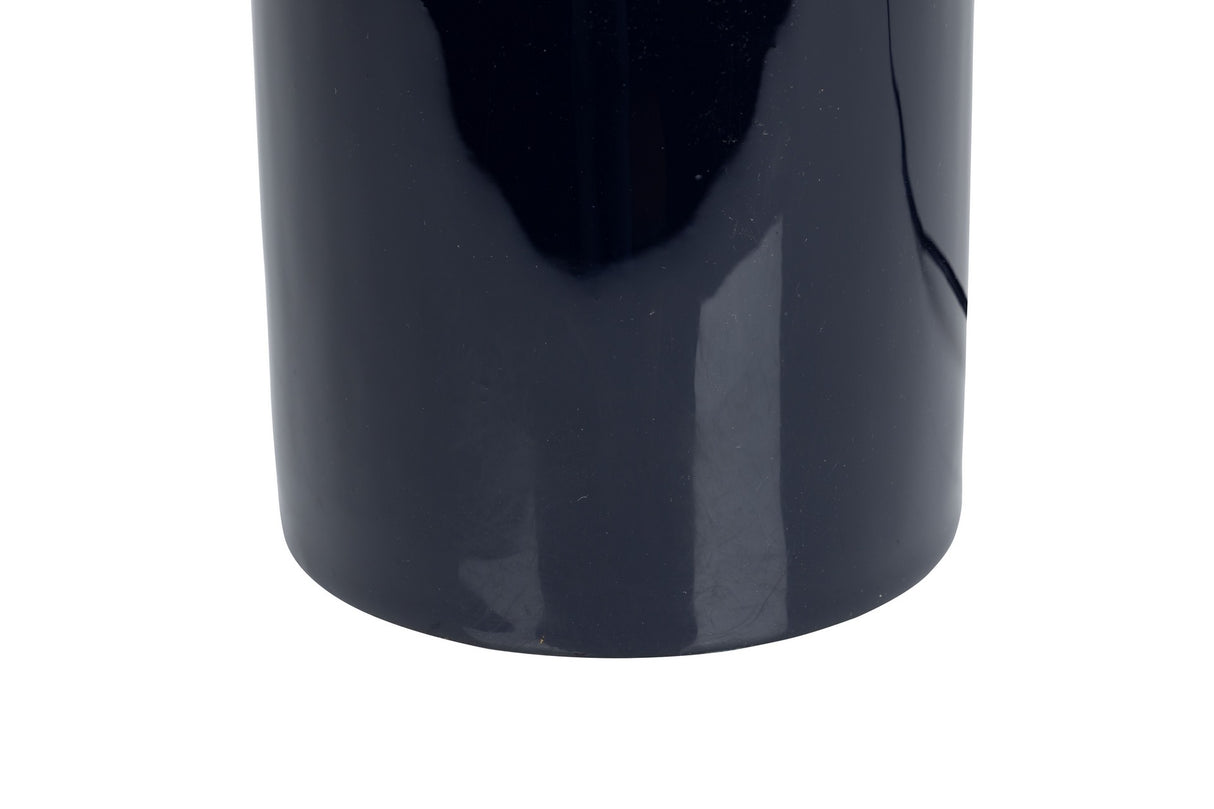 Tabela de metal azul dourado 36x14x61 cm