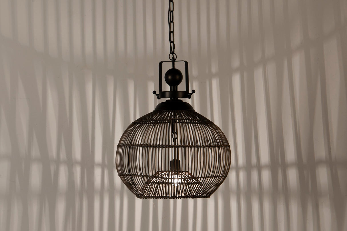 LAMPARA TECHO METAL 46x46x165 CM