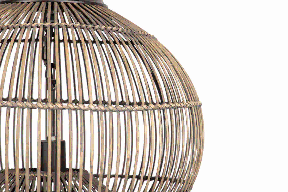 LAMPARA TECHO METAL 46x46x165 CM