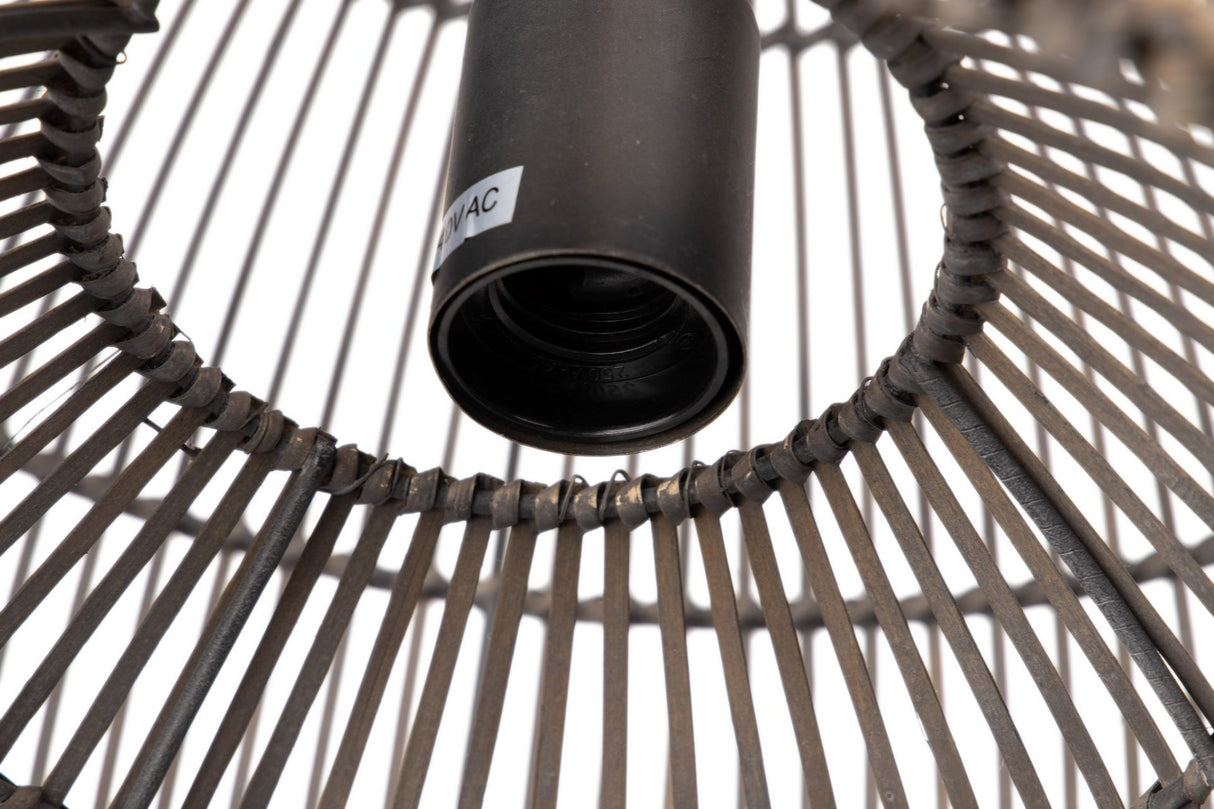 LAMPARA TECHO METAL 46x46x165 CM