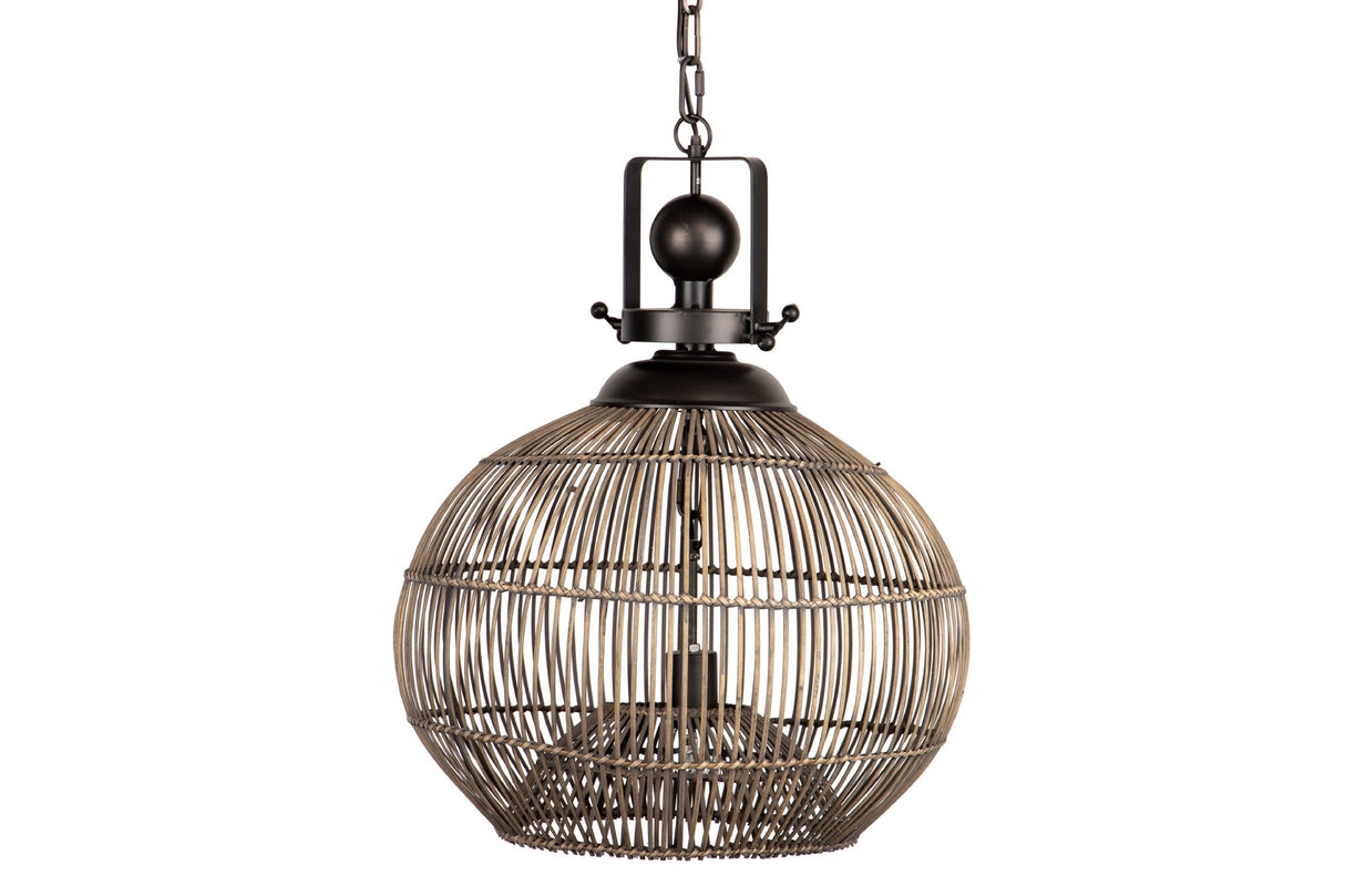 LAMPARA TECHO METAL 46x46x165 CM