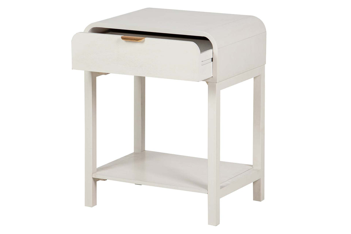 MESITA MDF PINO BLANCO DORADO 48x36x61 CM