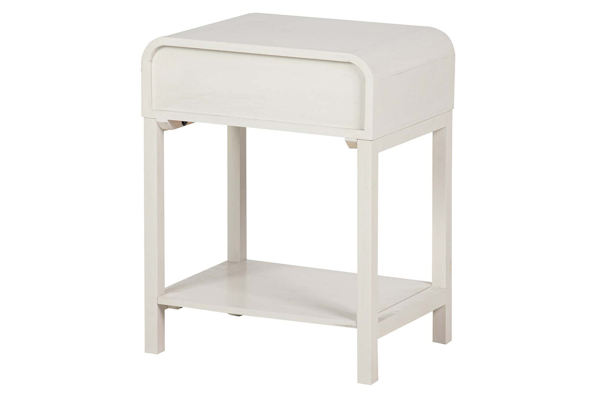 MESITA MDF PINO BLANCO DORADO 48x36x61 CM