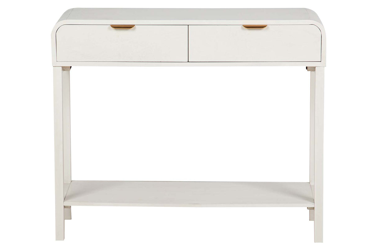 Console MDF Pino White Golden 90x32x75 cm