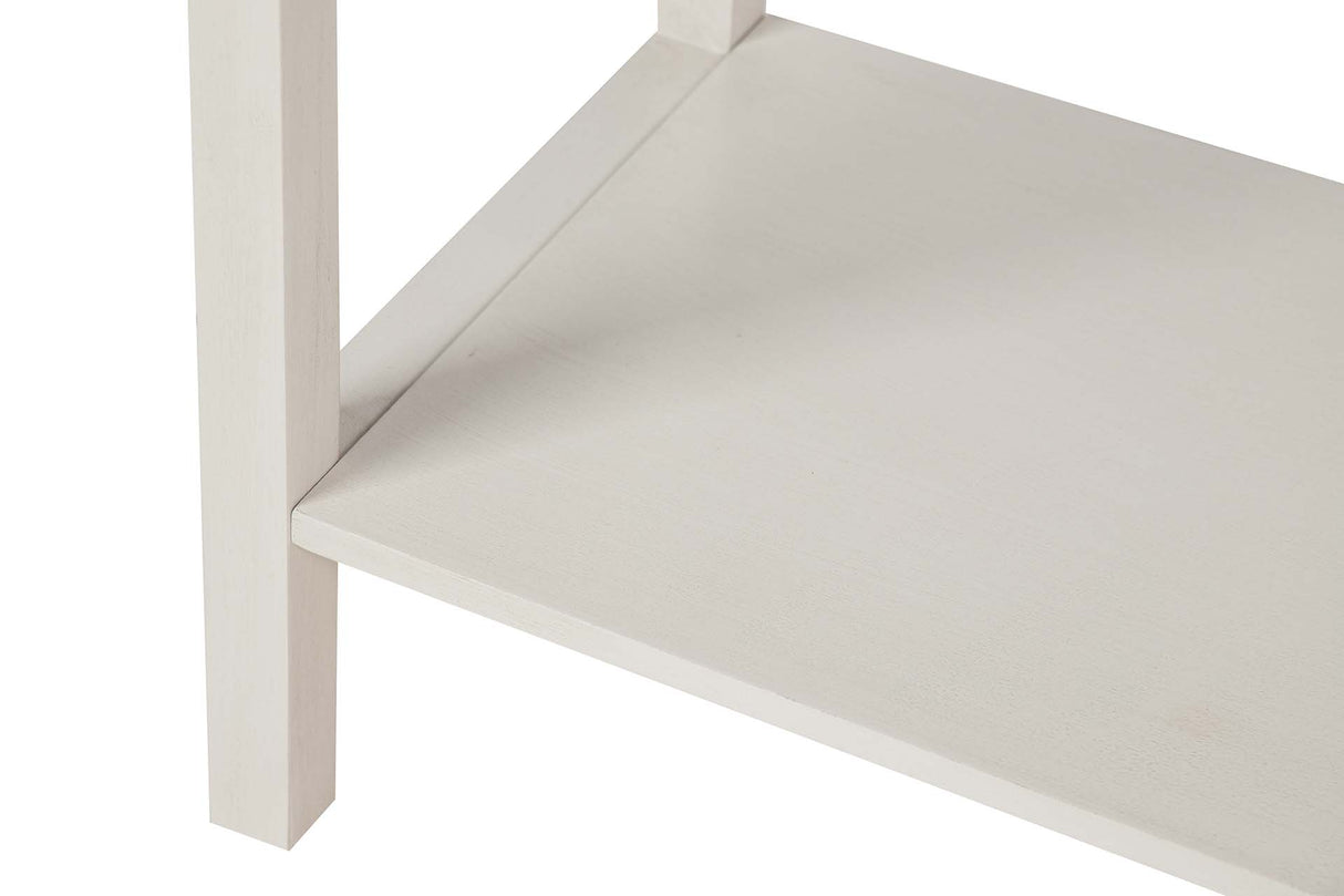 Golden weiße Pino MDF -Konsole 90x32x75 cm