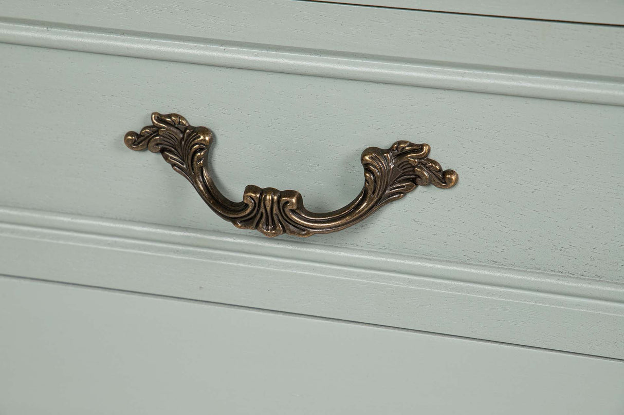 CONSOLA 2 CAJONES PINO MDF GRIS 90x38x78 CM