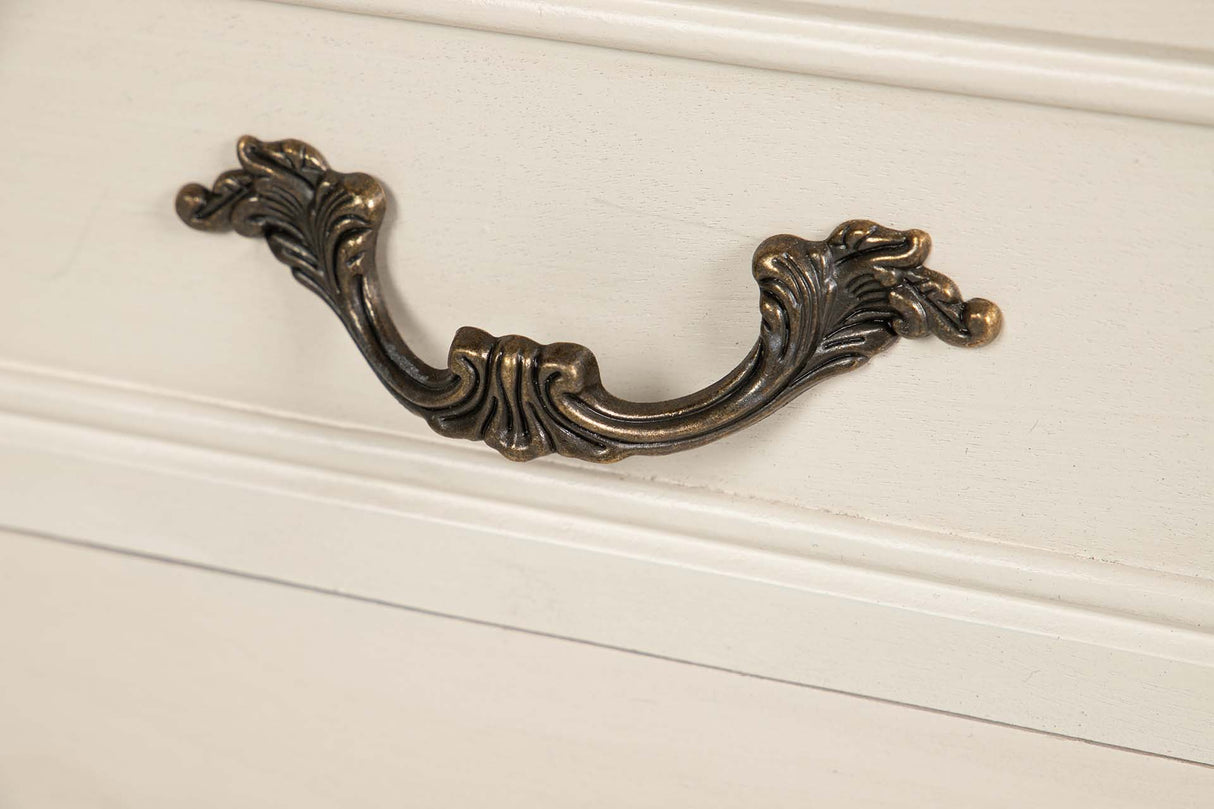 CONSOLA 2 CAJONES PINO MDF BEIGE 90x38x78 CM