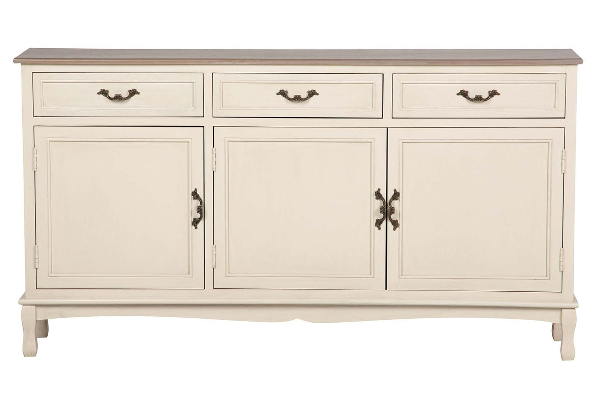 APARADOR PINO MDF BEIGE 150x28x81 CM