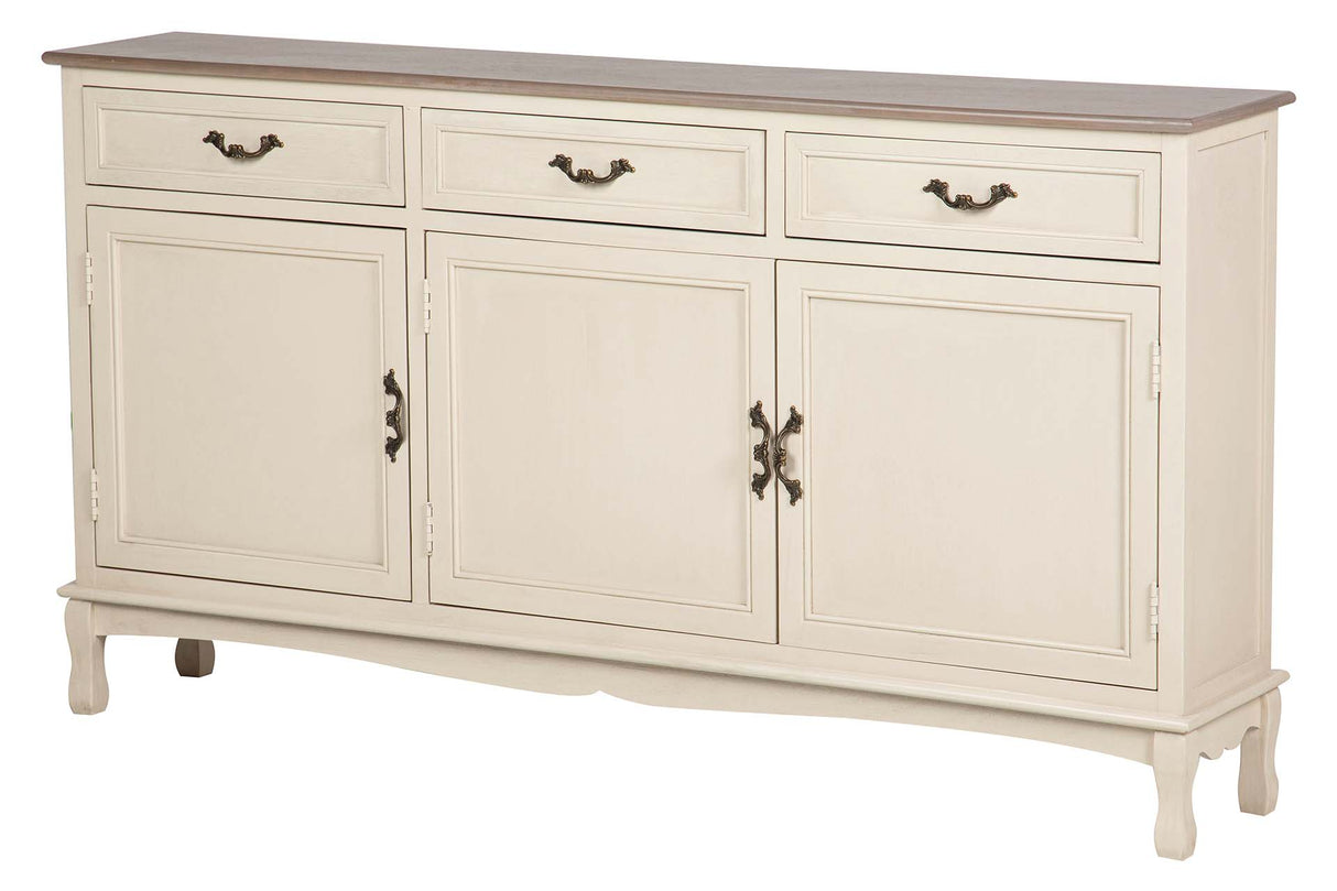 APARADOR PINO MDF BEIGE 150x28x81 CM